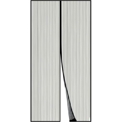 Zanzariera magnetica per porta 120x220 cm, maglia robusta, chiusura automatica, anti-insetti, ideale per porte di balconi. (1/5)