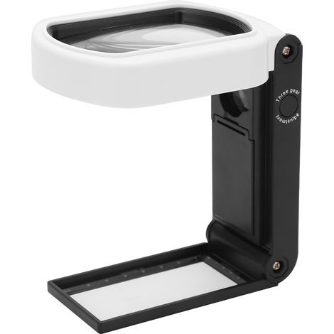 Pocket Magnifier with Folding LED - 10X/25X Magnification, Precision Tool for Observation (1/5)