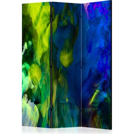 Paravent 3 Volets "Colored Flames II" 135x172cm (1/2)