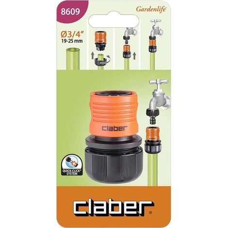 RACCORDO RAPIDO Art. 8609 - 3/4 blister  - CLABER
