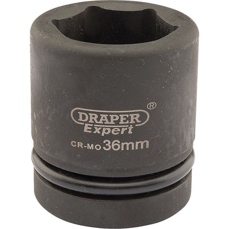 Draper 36mm Hi-Torq® Impact Socket with 1-Inch Square Drive – Heavy-Duty Metric Impact Socket for Power Tools