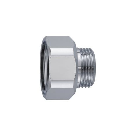 Réduction 1/2" filetage femelle x 3/8" filetage mâle, laiton chromé