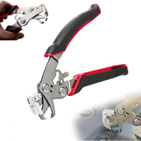 Pince de démontage pour voiture, pince à clip robuste pour voiture, outil de démontage multifonction pour panneaux intérieurs, retire facilement les clips rivets en plastique sur le tableau de bord (1/5)