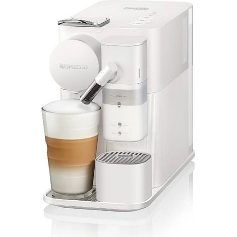 Delonghi – Machine à café à capsule 1450W – Système de lait automatique – Compatible Nespresso – Réservoir 1L – Bac 10 capsules