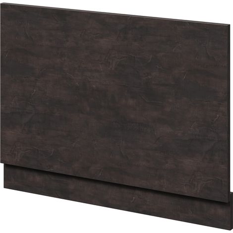 Metallic Slate MDF 750mm End Bath Panel with Plinth (1/4)