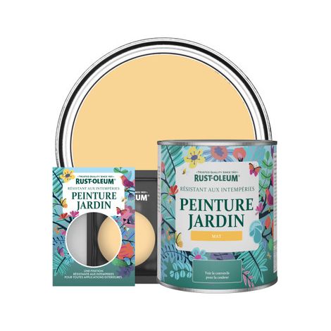 Peinture Jardin , Finition Mat- Moutarde (1/3)