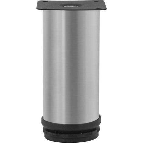 Ce kit comprend des pieds de table réglables en hauteur de 5 x 5 cm et des pieds de meuble renforcés, adaptés aux tables et aux meubles. Fabriqués en acier inoxydable brossé, ils sont réglables en ha