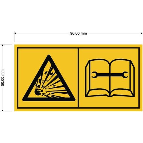 Etiquette de signalisation UNIVERSEL WB000030 (1/2)