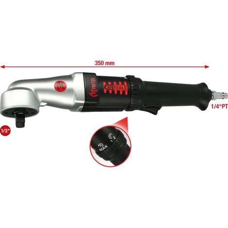 KS Tools 1/2 MONSTER Hochleistungs-Druckluft-Winkel-Schlagschrauber, 271 Nm
