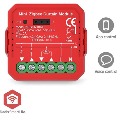 Interruttore di alimentazione smartlife zigbee 30 1000 w connessione terminale app disponibile per android ios (1/5)
