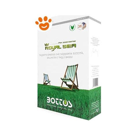 Tappeto erboso Royal Sea 1Kg per zone marine resistente alla salinità Bottos