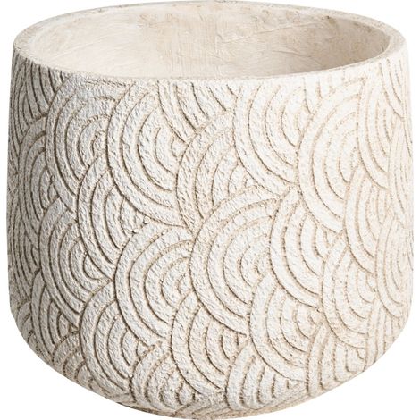 Blumenkübel ERIROS 31 cm Hellbeige (1/5)