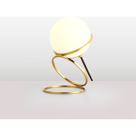 Lampe à poser boule en verre "Ruth"
