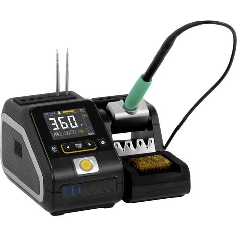 PCE Instruments PCE-SST 200 KIT stazione di saldatura digitale 200 W 100 - 450 °C incl. Punta di saldatura (1/5)