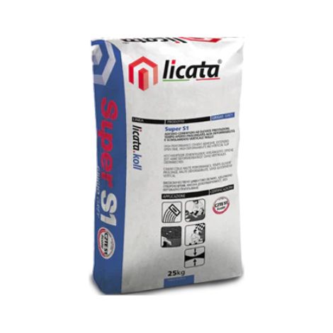 Colla super s1 grigia c2te kg. 25  adesivo per piastrelle e pavimenti