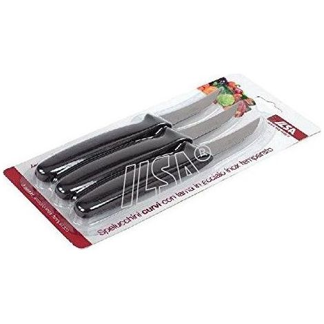 Blister 3 Spelucchi Curvi Inox M.Pol.2270B