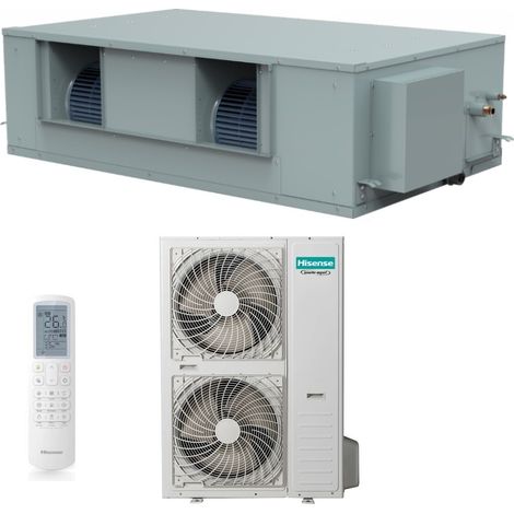 Aire Acondicionado Hisense Inverter Aire Acondicionado Canalizado TURBO 68000 Btu AUD200UX4RPH8 + AUW200U6RZ8 Trifásico R-32 Wi-Fi Opcional con Mando a Distancia de serie