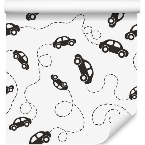 Papier peint Voitures sombres pour salon et chambre 50x1000 cm (1/5)