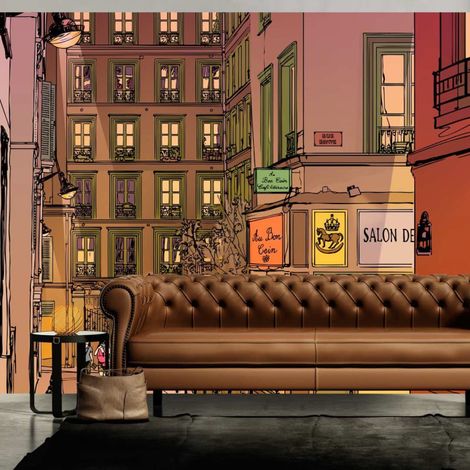 Papier Peint "Supper in Paris" 154 x 200 cm (1/2)