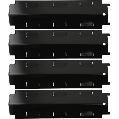 Lot de 4 plaques chauffantes à gaz en acier inoxydable pour barbecue - Aide à maintenir la saveur et la chaleur (2 pièces) (1/5)