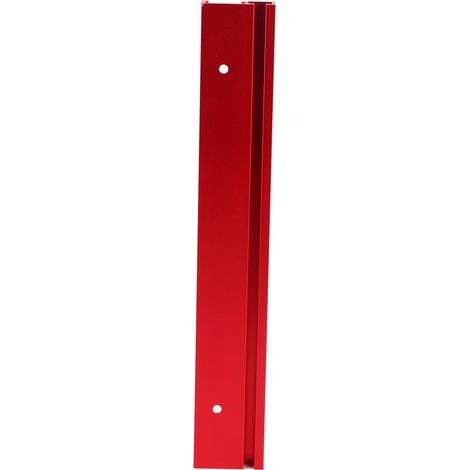 Rail de guidage gradué rouge type 45 (métrique/impérial) 300-800 mm, en alliage d'aluminium, avec poignée de poussée, outil de travail du bois, 300 mm (1/5)