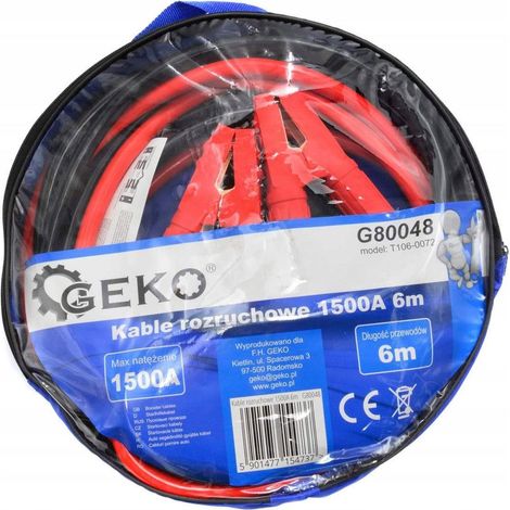 Geko Cavi di avviamento 1500A 6 metri standard