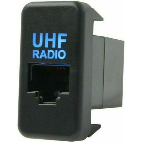 RJ45 plug and socket, RJ45 network port connection socket with blue indicator, suitable for installation in Toyota vehicles with pre-drilled holes. (1/3)