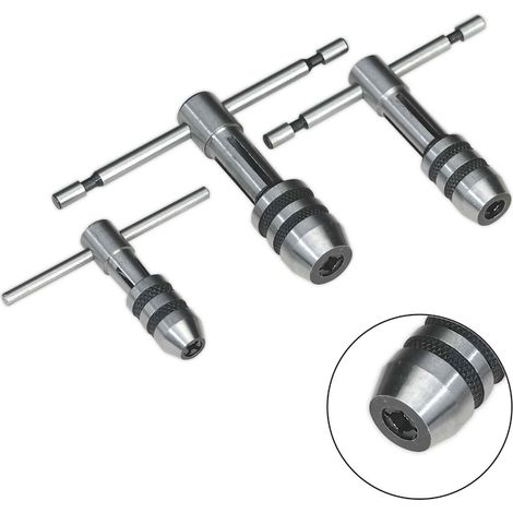 Sealey - AK9799 T-Handle Tap Wrench Set 3pc