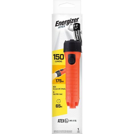 Linterna de Mano ATEX de 150 LM con 2 pilas alcalinas D no incluidas (1/5)