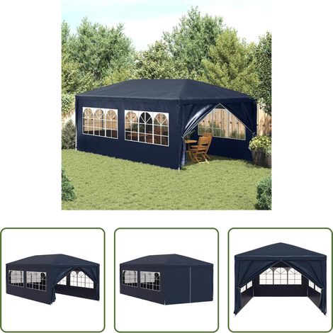 vidaXL Freizeitpavillon -  Partyzelt 3x6 m Blau (1/5)