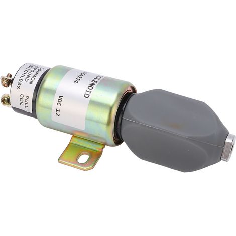 Abschaltmagnetventil Motorstopp-Magnetventil 3864274 für Cummins Baumaschinen 1751 2467U1B1S5A 12V (1/5)