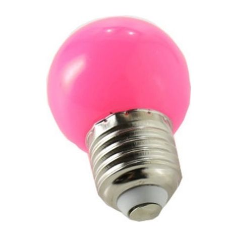 Jandei - Bombilla led color 1W E27 fiesta ROSA Ligera