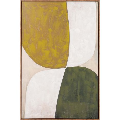 Abstraktes Gemälde, 80 % handgemalt, 80 x 4 x 120 cm (1/5)