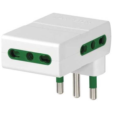 Ri.00311.B Adaptador múltiple S17 + 3P17/11 Blanco