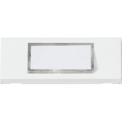 Heidemann 70060 Klingelplatte mit Namensschild 1fach Reinweiß 24 V/1 A (1/2)