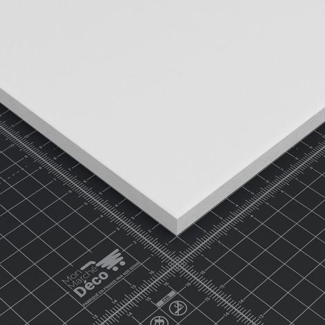 Plaque PVC Expansé Blanc 10 mm - 120 x 60 cm