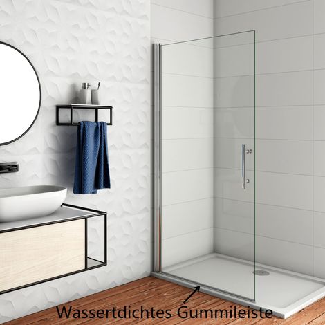90x197cm 6mm ESG Nano Walk-in Duschabtrennung Duschwand Pendeltür Duschtür (1/4)