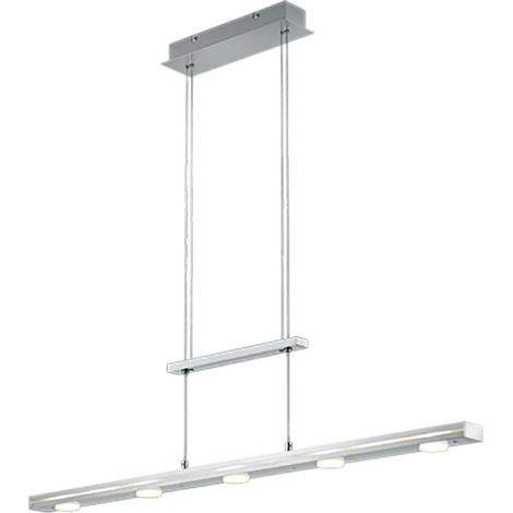 Lampadario LED Lacal 7 luci argento Trio 379190707 (1/5)