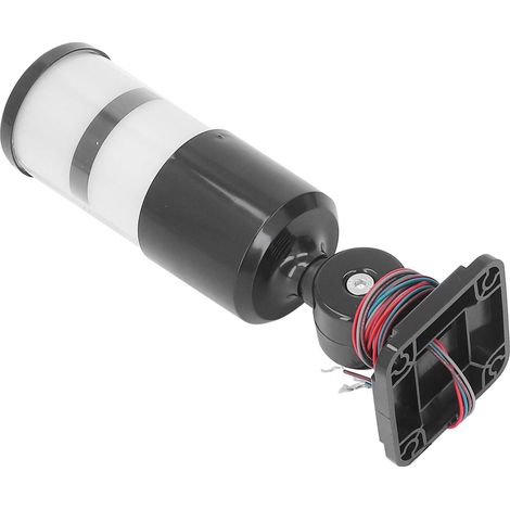 Tour lumineuse LED BERM à 2 étages, signalisation industrielle avec buzzer, lampe colonne pliable 12-24V DC, feu fixe universel (1/5)