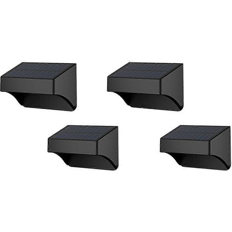 Lampes solaires de clôture d'extérieur étanches à LED IP65 avec changement de couleur RGB et 8 couleurs fixes pour une ambiance extérieure améliorée (1/5)