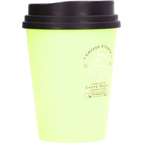 Humidificateur USB 300ml en Forme de Tasse de Café - Compact, Léger et Silencieux pour Bureau, Voiture ou Maison (1/5)