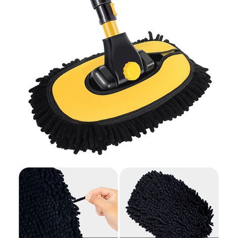 Brosse de lavage de voiture, vadrouille de nettoyage avec poils doux, fournitures de lavage sans rayures pour camion SUV pick-up. (1/5)