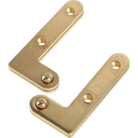charnières de porte en Bois Pivotantes, Lot 4 Paires (1/5)