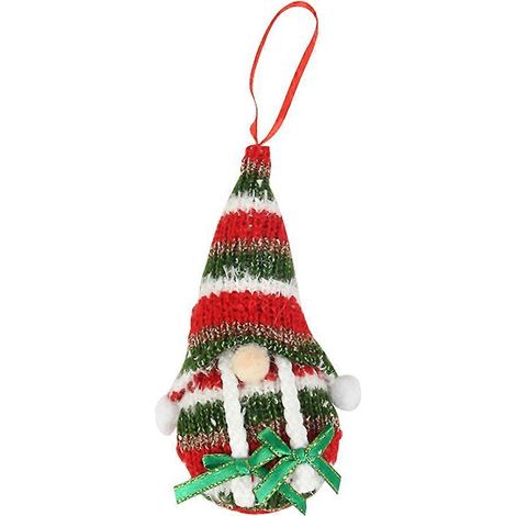 Pendentif de Noël pour poupée, décoration de Noël pour poupée, gnome sans visage, Père Noël, ornement à suspendre au sapin de Noël, mignon pour 1 (1/5)