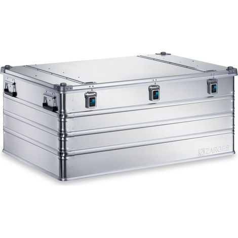 Aluminiumbox L1200xB800xH510mm 414l m.Klappverschluss u.Alu-Stapelecken ZARGES (1/5)