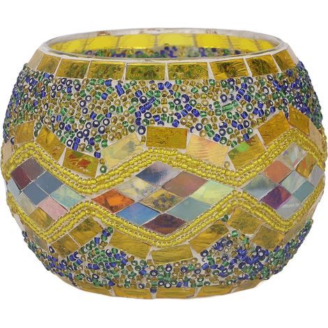 Eleganter Kerzenhalter aus Glas im romantischen europäischen Stil für Hochzeits- oder Eventdekoration (1/5)