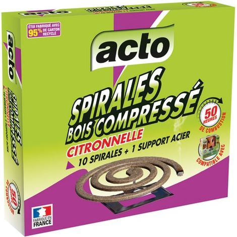Acto Spirales Bois Compresse Citronnellex10 - Acto (1/5)