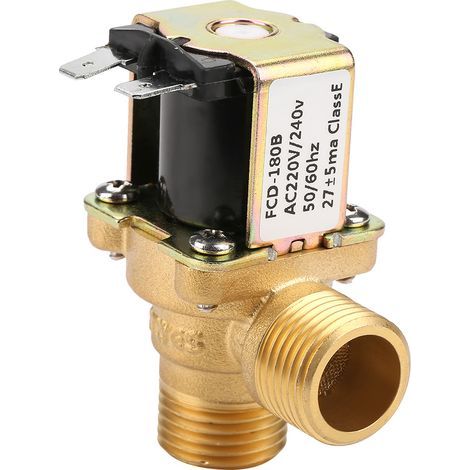 Électrovanne, vanne d'eau électrique, performances stables, finition soignée pour les applications d'alimentation d'entrée, les pipelines (1/5)