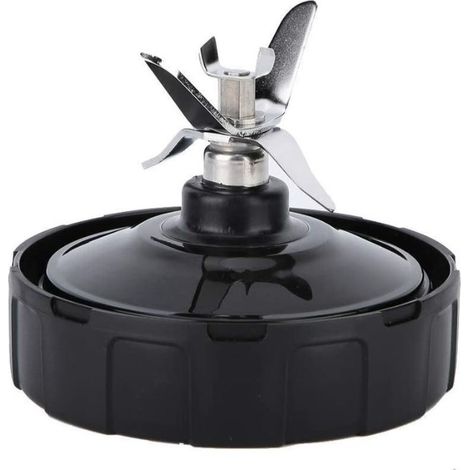 Pièces détachées pour petit électroménager,Pièces de rechange de lame sous mélangeur, lames de rechange pour extracteur à 7 ailettes compatibles avec les mélangeurs Nutri Ninja, noir,un paquet (1/5)
