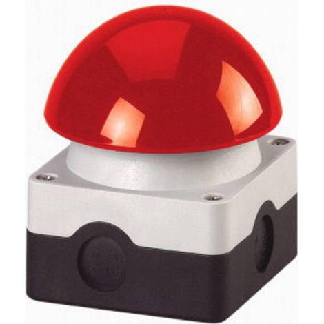 [NEUWERTIG] B-Ware Eaton Fuß-Grobhandtaster FAK-R/KC11/I 230V 6A IP67 Kunststoff rot Ø94mm x H101mm (1/2)
